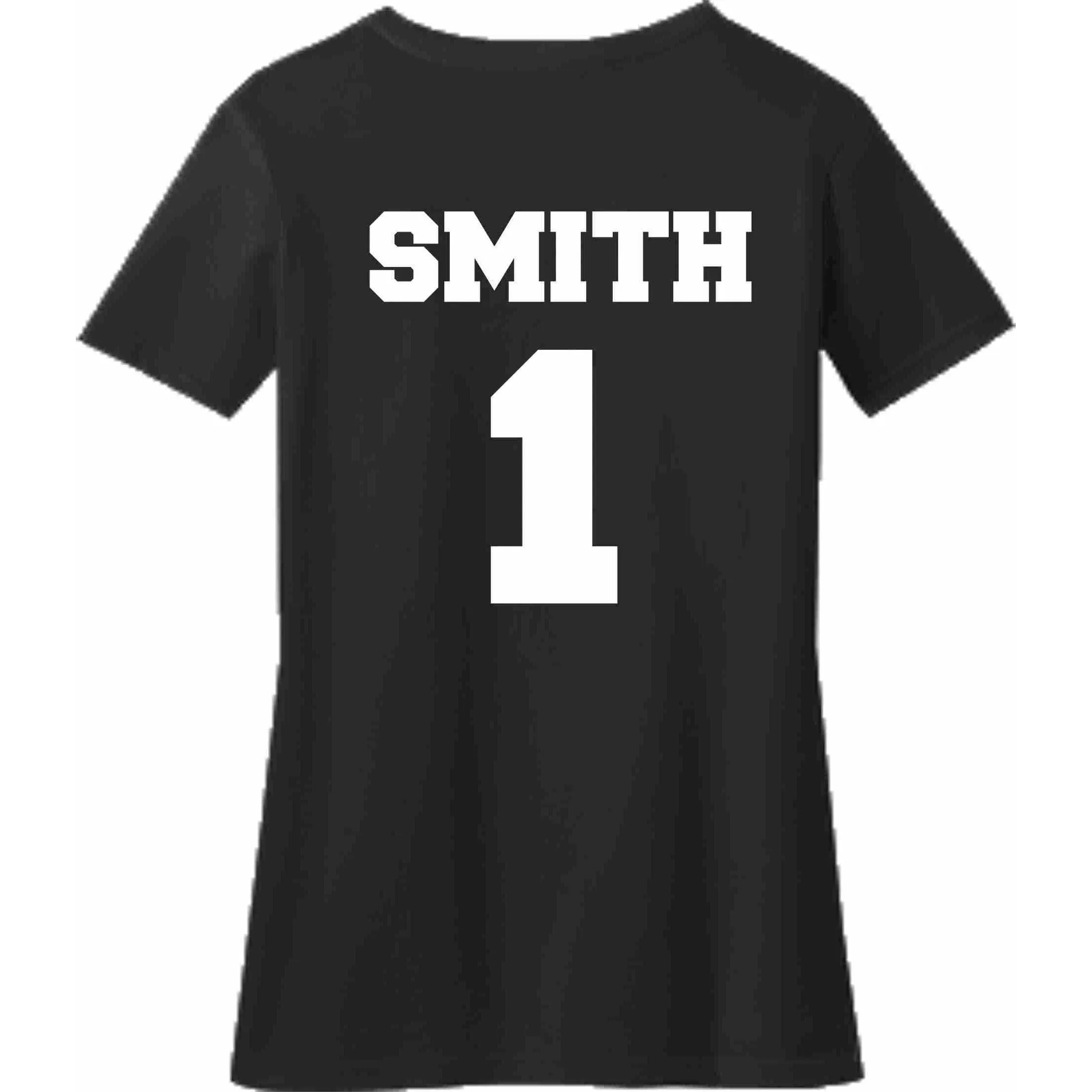 Add on- RHINESTONE or Holographic SPANGLE Add a name and/or number to the back of your item