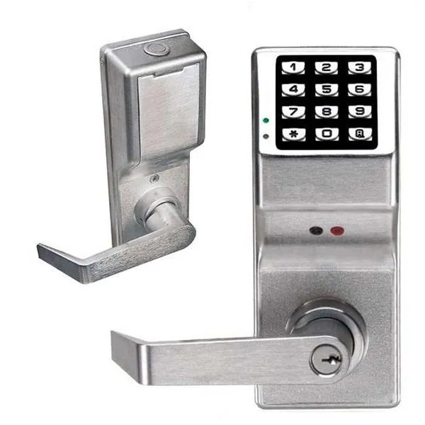 Alarm Lock Trilogy - DL4100 - Digital Lever Set w/ Audit Trail & Privacy Feature - 26D - Satin Chrome