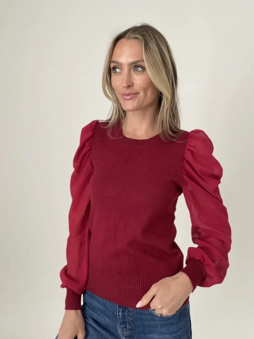 Burgundy Stella Top