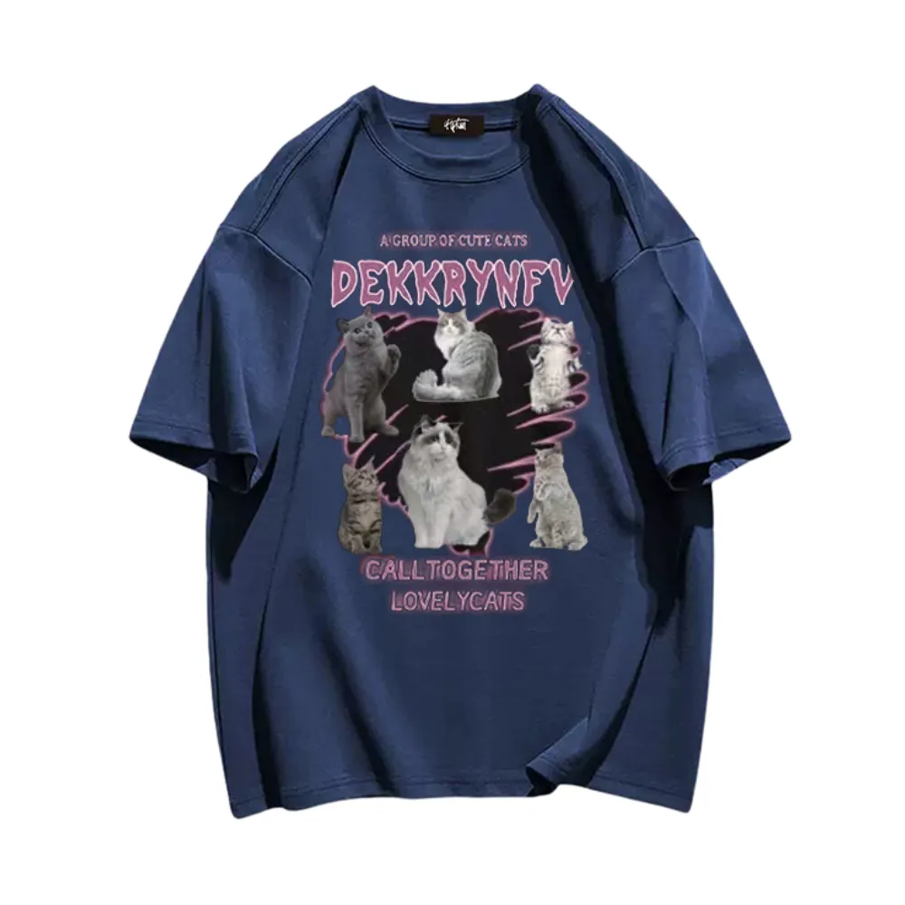 “Cute Cat Action” T-shirt