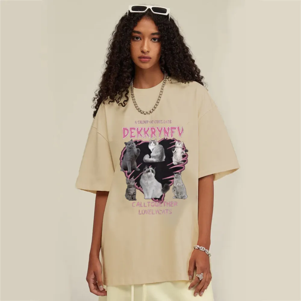 “Cute Cat Action” T-shirt