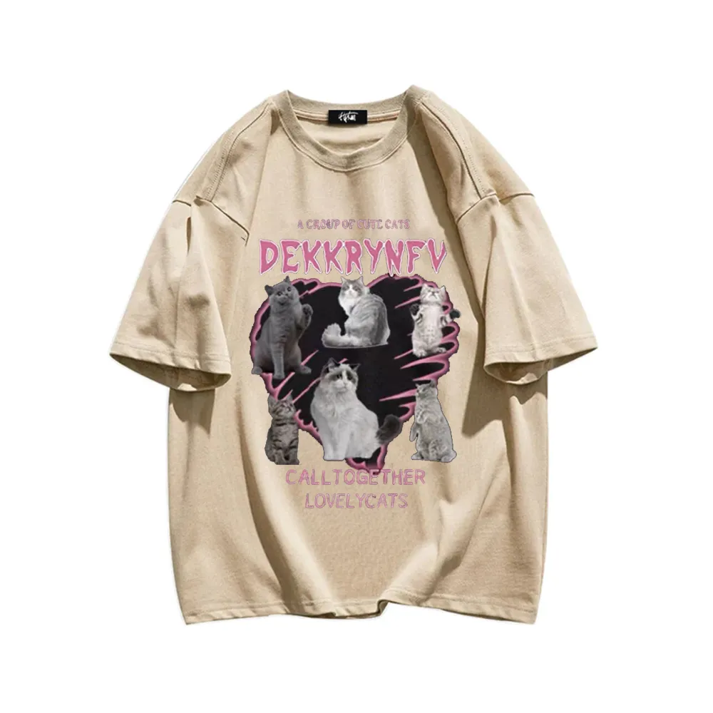 “Cute Cat Action” T-shirt