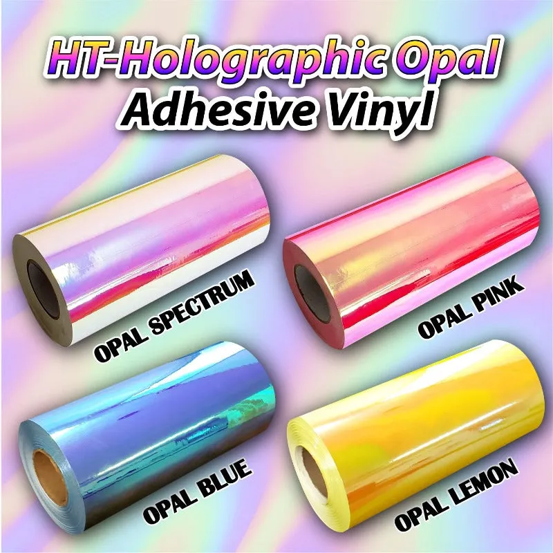 HT-Holographic Opal Adhesive Vinyl 12.8" x 12" Sheet