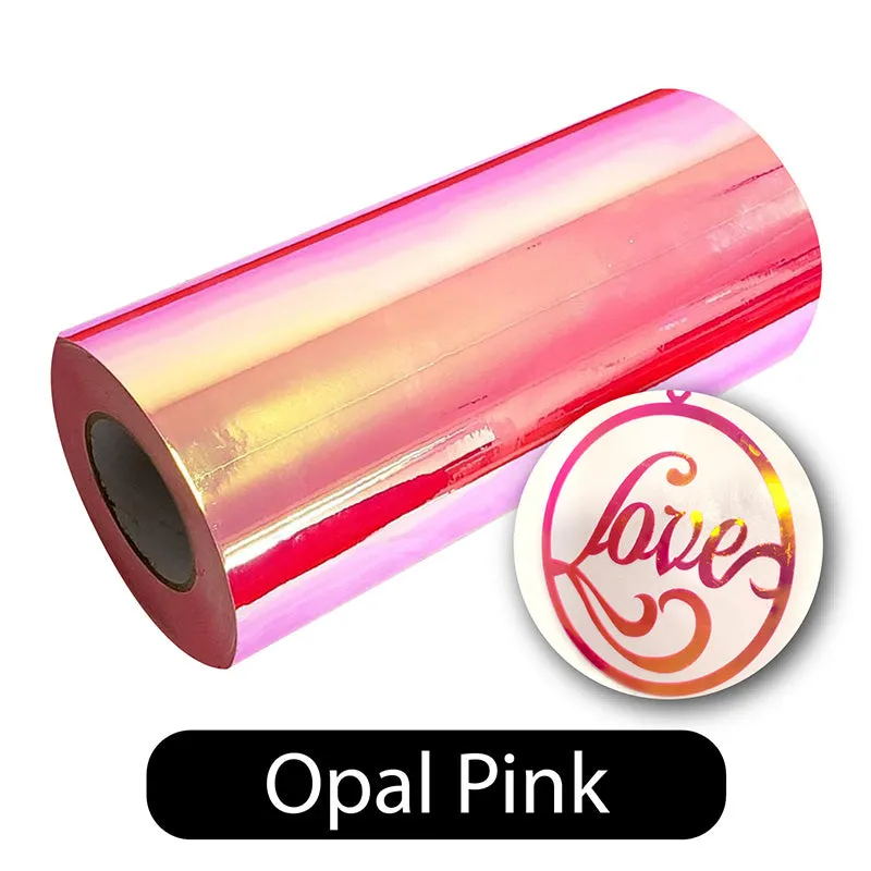 HT-Holographic Opal Adhesive Vinyl 12.8" x 12" Sheet