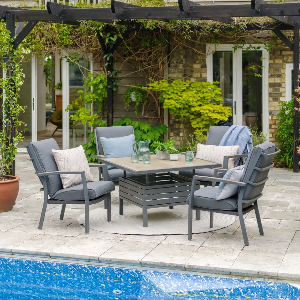 Monza Relaxer Set, Adjustable Table