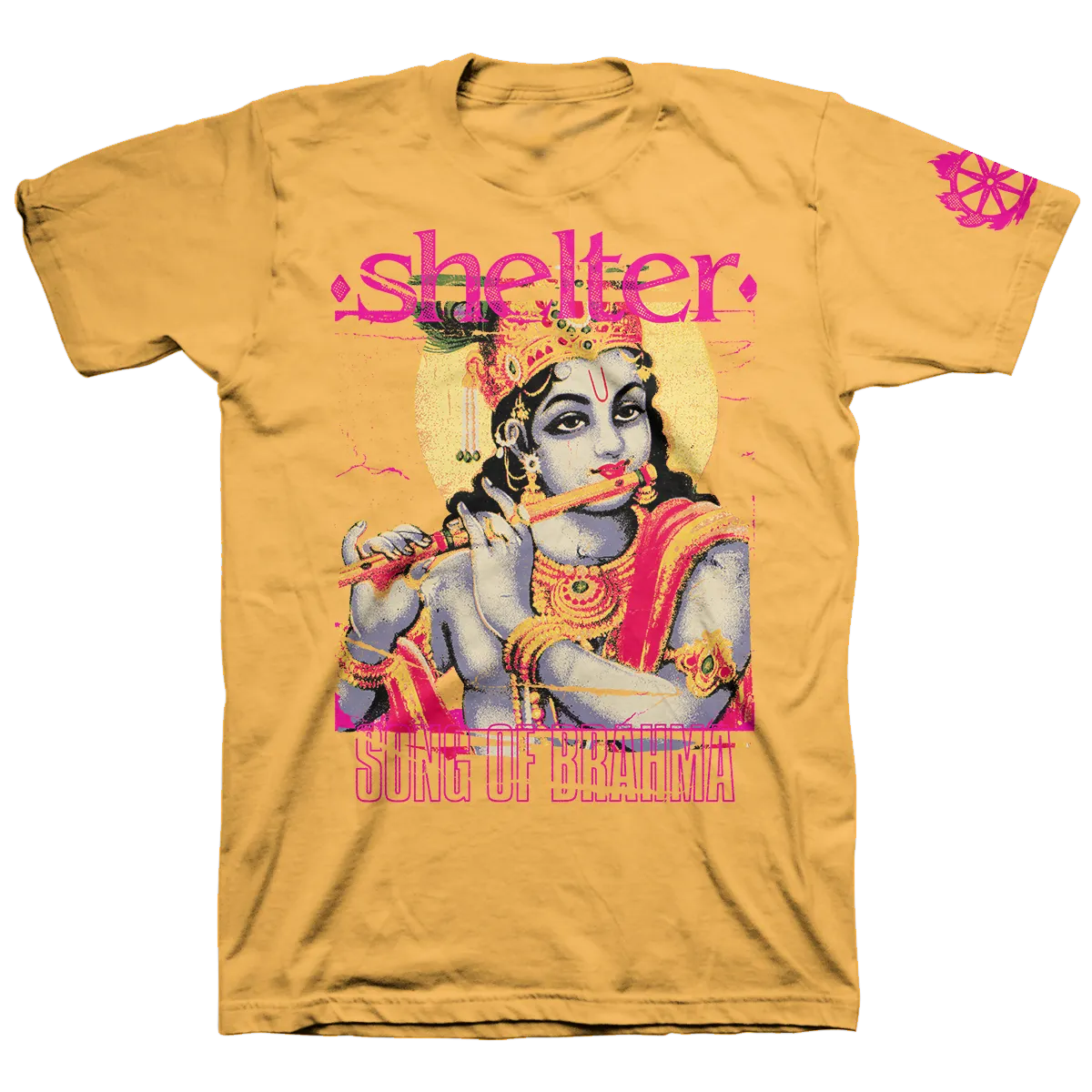 Shelter "Song Of Brahma" Gold T-Shirt